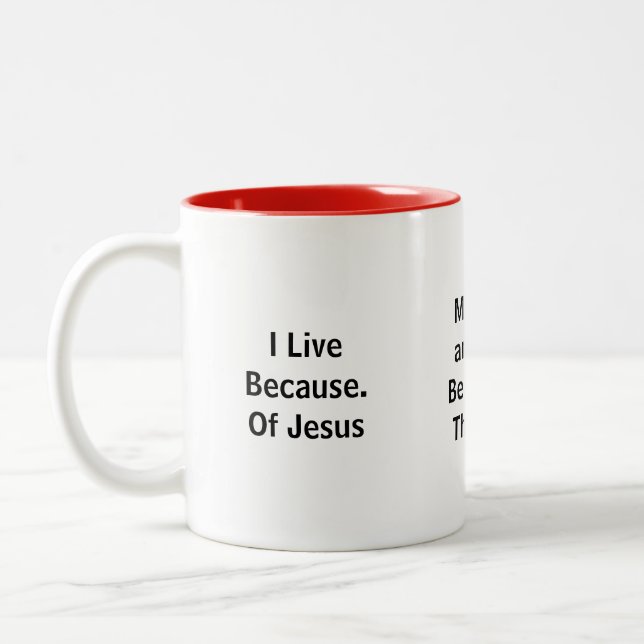 11 oz Coffee Cup With Saying  (Left)
