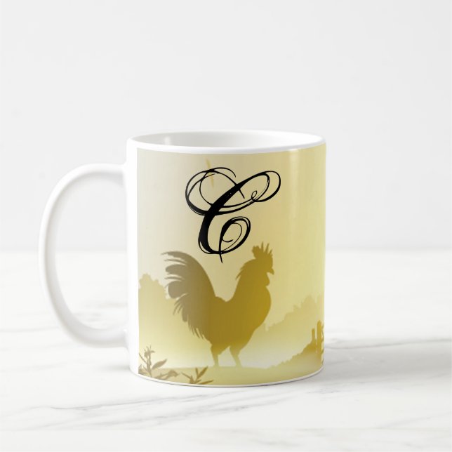 11 Oz. Coffee Mug Sunny Morning Farm Country Rusti (Left)