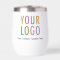 11 oz Insulated Wine Tumbler with Lid Custom Logo