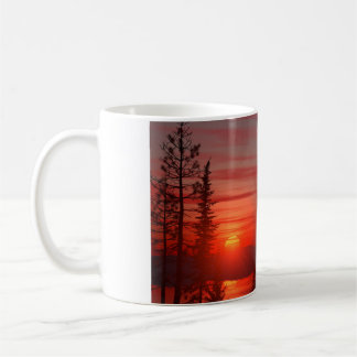 11 oz mug with "Rising Sun" image