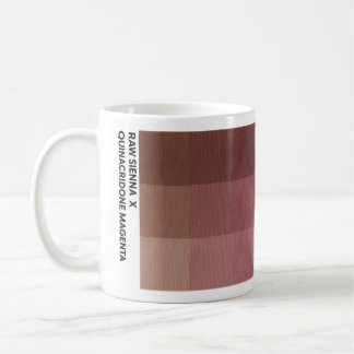 11 oz Raw Sienna x Quinacridone Magenta Mug