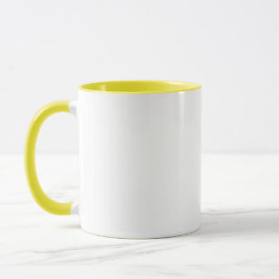 11 oz Yellow Accent Mug for Everyday Sips
