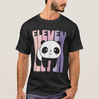 11 Panda 11Th B-Day T-Shirt