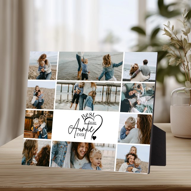 11 Personalised Best Aunt Photo Collage Plaque (Creator Uploaded)