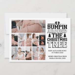 11 Photo Christmas Tree Pregnancy Announcement