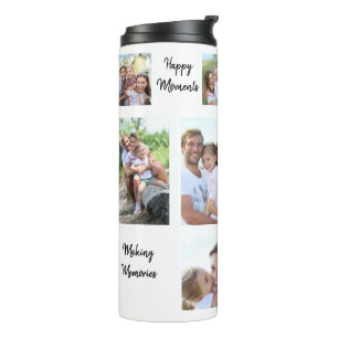 11 Photo Collage Family Happy Memory Quotes White Thermal Tumbler