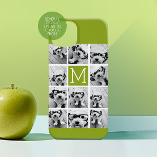 11 Photo Collage - Minimal Grid with Text Case-Mate iPhone 14 Plus Case