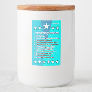 11 Purposes of Education Food Label