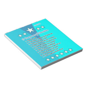 11 Purposes of Education Notepad