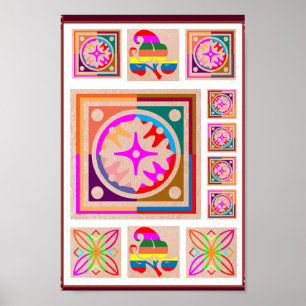 11 Square Decorations - Goodluck Oriental Art