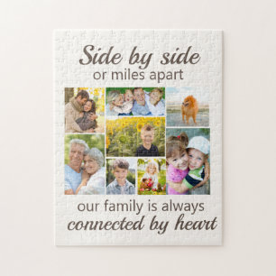 11"x14", 8 Family Photo Collage Keepsake Jigsaw Puzzle