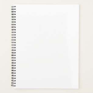 11"x8.5" Black Spiral Soft Cover Notebook Notepad Planner