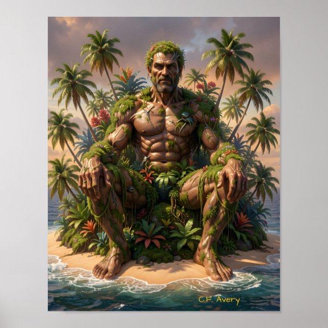 11 X 14 Downloadable Man 'The Unyielding'  Poster (Front)