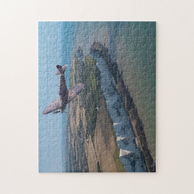 11" x 14" Spitfire Jigsaw with Gift Box Jigsaw Puzzle (Vertical)