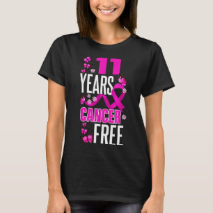 11 year cancer for breast cancer awareness  T-Shirt