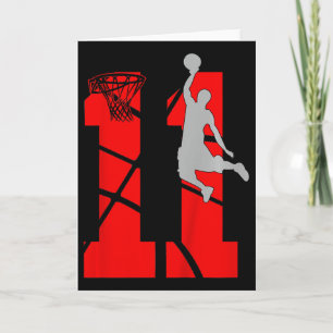 11 Year Old 11th Sketll Birthday Partytheme Boys G Card