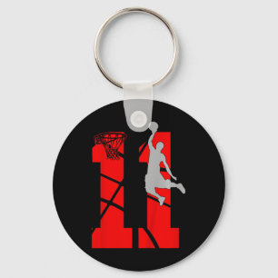 11 Year Old 11th Sketll Birthday Partytheme Boys G Key Ring