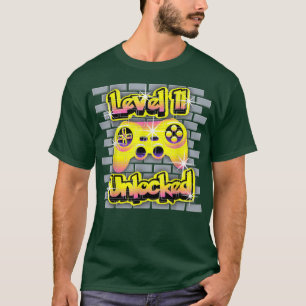 11 Year Old 11th Video Gamer Gaming Birthday Party T-Shirt