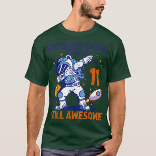 11 Year Old Astronaut Space Planet 11th Birthday B T-Shirt
