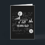 11 Year Old Bday Geeky Math 11th birthday Gift Card<br><div class="desc">Celebrate birthdays with a clever twist! This funny math design uses equations and square roots to reveal the age, making it the perfect choice for math lovers, teachers, students, and geeks who enjoy a good nerdy joke. Great for milestone birthdays, classroom celebrations, or anyone who appreciates clever humour mixed with...</div>