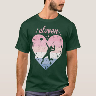 11 Year Old Cute Volleyball Birthday Girl 11th Bda T-Shirt