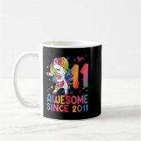 11 Year Old Gifts Girls Teens Dabbing Unicorn 11th