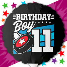 11 Year Old Hockey Party Theme 11th Birthday Boy