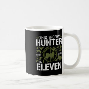 11 Year Old Hunting Birthday Party Deer Hunter 11t Coffee Mug