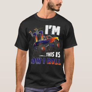 11 year old monster truck birthday boy 11th Truck T-Shirt