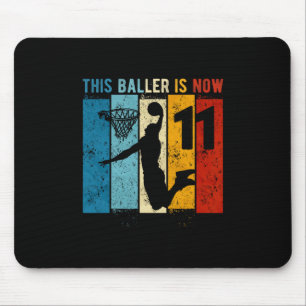 11 Year Old Sketll 11th Birthday Boy Mouse Pad