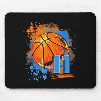 11 Years Old 11th Birthday Basball Mouse Pad