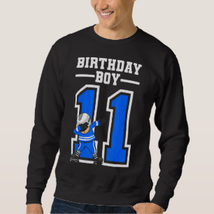 11 Years Old Boy Ice Hockey Player 11th Birthday Y Sweatshirt