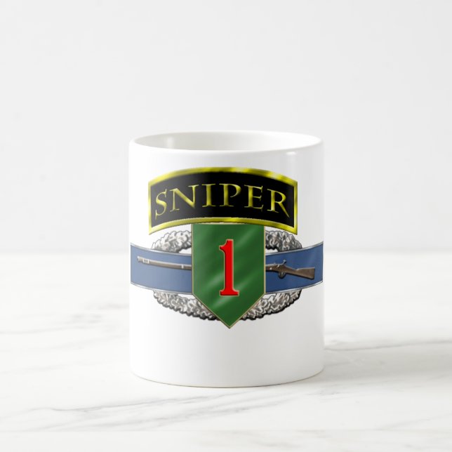 11B Sniper Tab 1st ID Coffee Mug (Center)