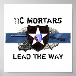11C 2nd Infantry Division Poster