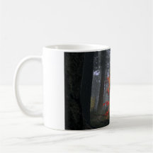 11oz mug with "Fledgling" image