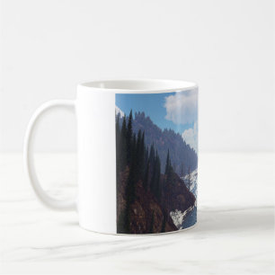 11oz mug with "Rocky Coast" image