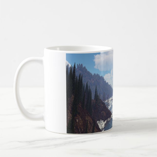 11oz mug with "Rocky Coast" image (Left)
