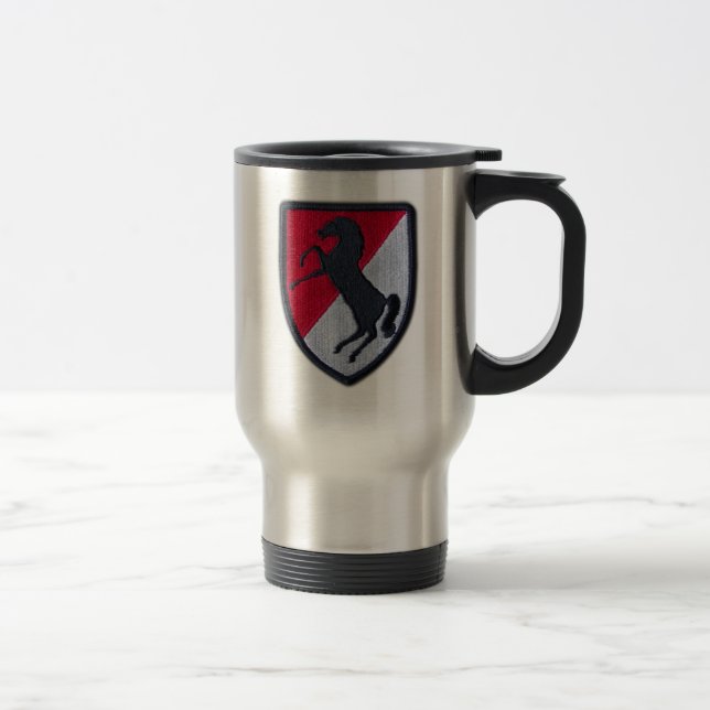 11th ACR Armoured Cavalry Regiment Fort Meade Travel Mug (Right)
