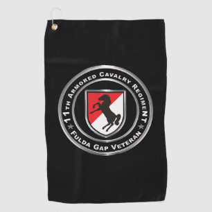 11th ACR  Armoured Cavalry Regiment  Golf Towel