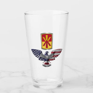 11th Air Defence Brigade “Train To Fight” Eagle Glass
