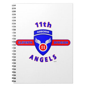 11TH AIRBORNE DIVISION "ANGELS" NOTEBOOK