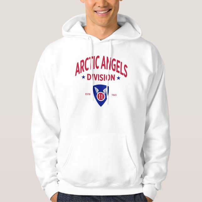 11th Airborne Division Arctic Angels Hoodie (Front)