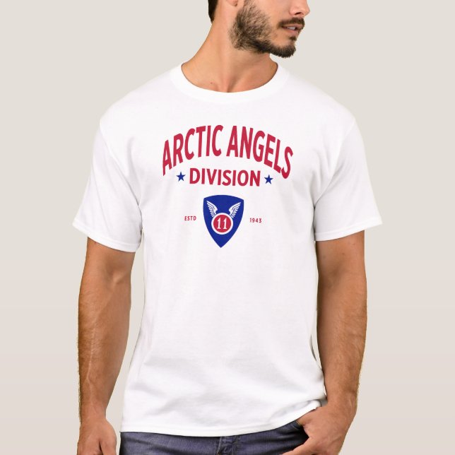 11th Airborne Division Arctic Angels T-Shirt (Front)