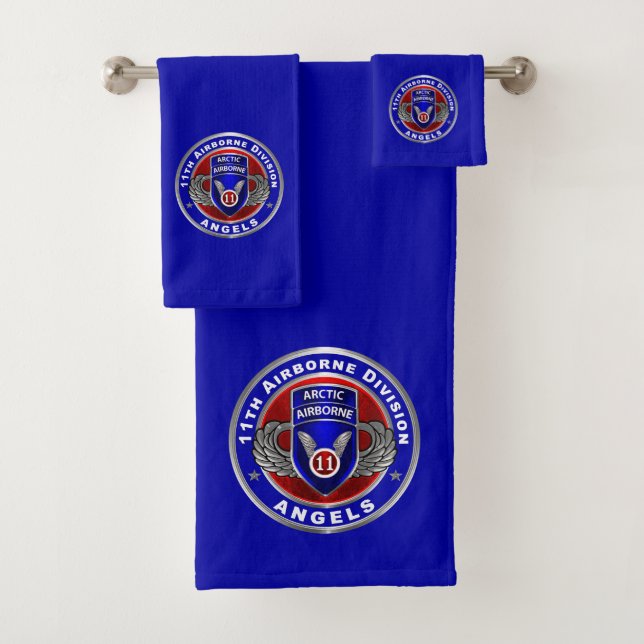 11th Airborne Division  Bath Towel Set (Insitu)