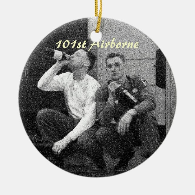 11th Airborne Division Ceramic Ornament (Front)