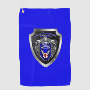 11th Airborne Division  Golf Towel
