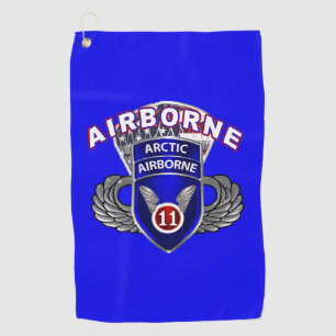 11th Airborne Division  Golf Towel