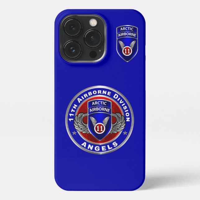 11th Airborne Division   iPhone Case (Back)
