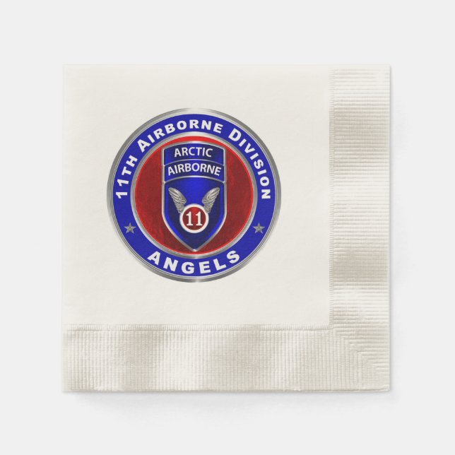 11th Airborne Division  Napkin (Front)