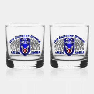 11th Airborne Division Whiskey Glass